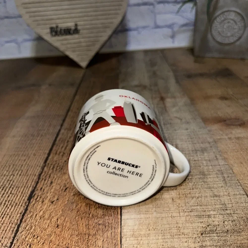 Starbucks OKLAHOMA 2015 You Are Here YAH Collection Coffee Mug Cup 14oz